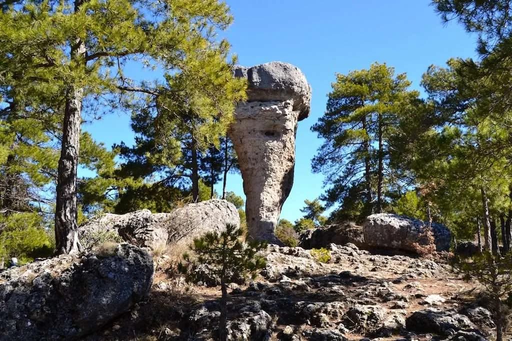 Formaciones rocosas de la Ciudad Encantada de Cuenca
